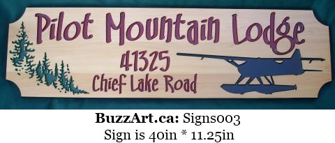 Sign is 40in * 11.25in